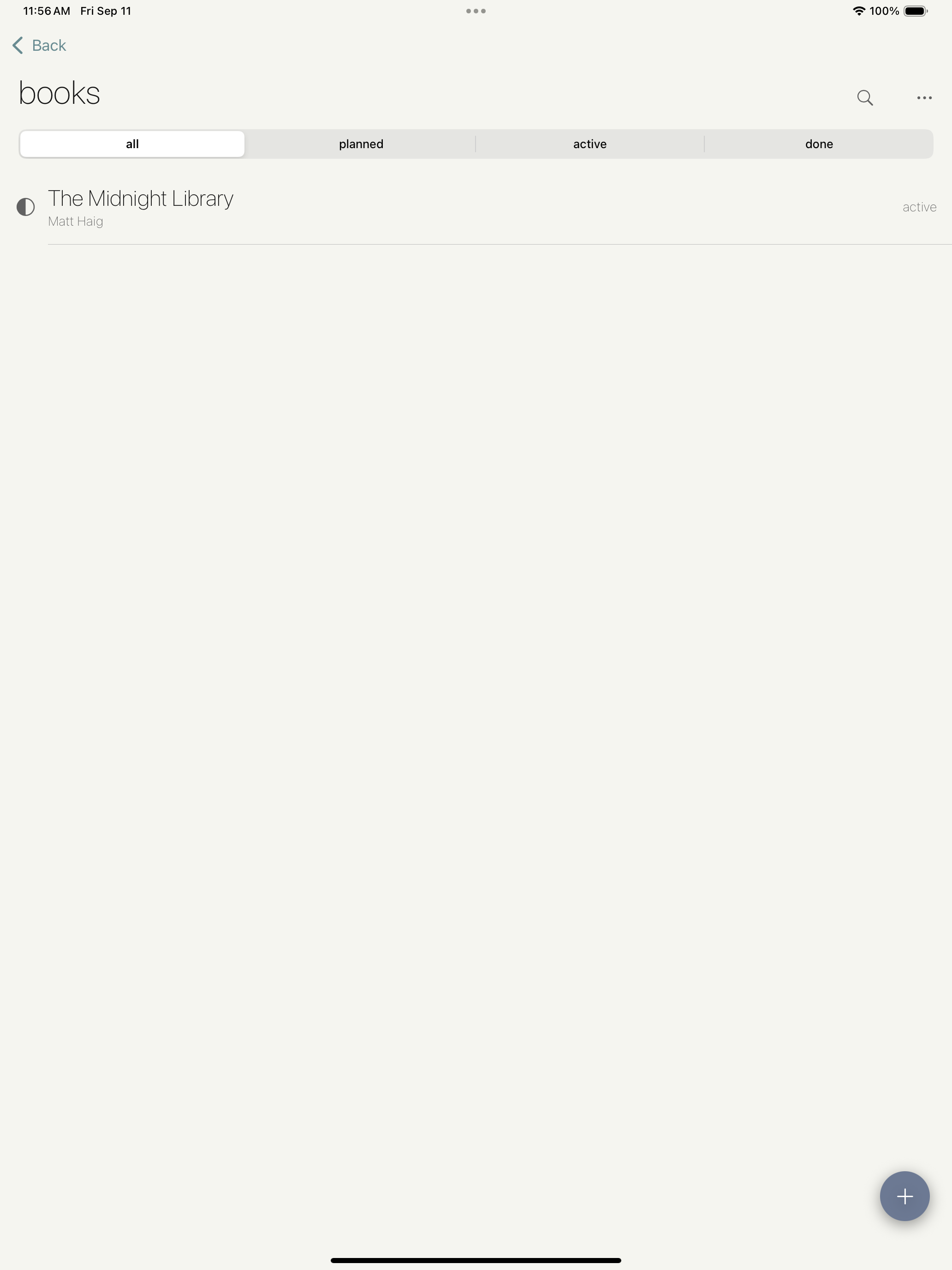 Curated app Books category on iPad